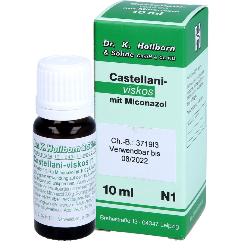 CASTELLANI Viscosity with Miconazole Solution 10 ml