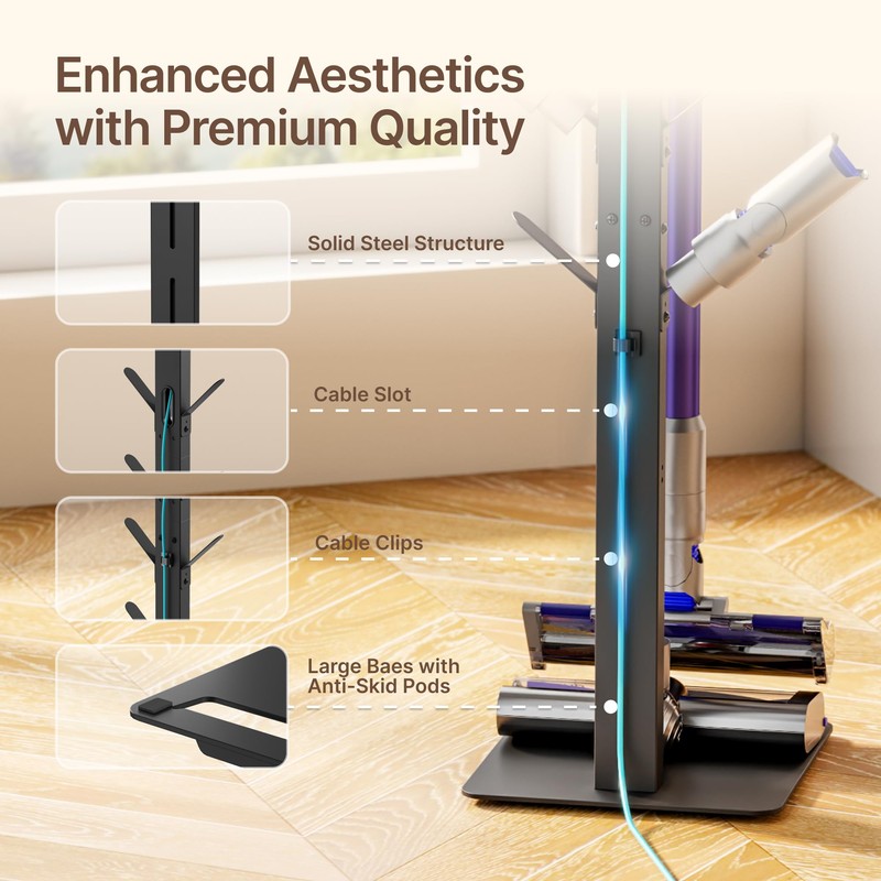 PEGZONE Vacuum Stand for Dyson Gen5 V15 V12 V11 V10