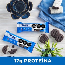 Quest Hero Crispy Barra De Proteína Sabor Galletas Con Crema
