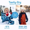 Jan & Jul Waterproof Stay-On Mittens for Babies, Toddlers and