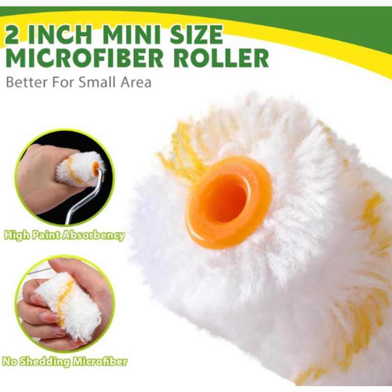 FTXanty Mini Foam Paint Roller Set Painter's Roller Foam Roller
