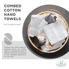 100% Combed Cotton Bathroom Towel Set of 6- 2 Bath