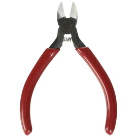C2G 38001 4.5 Inch Flush Wire Cutter, TAA Compliant,Red