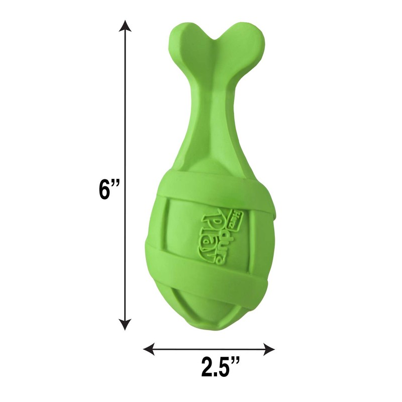 Hartz Dura Play Bacon Scented Rocket Dog Toy, Medium (