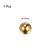 sourcing map 4pcs 15mm Precision Solid Brass Bearing Balls for