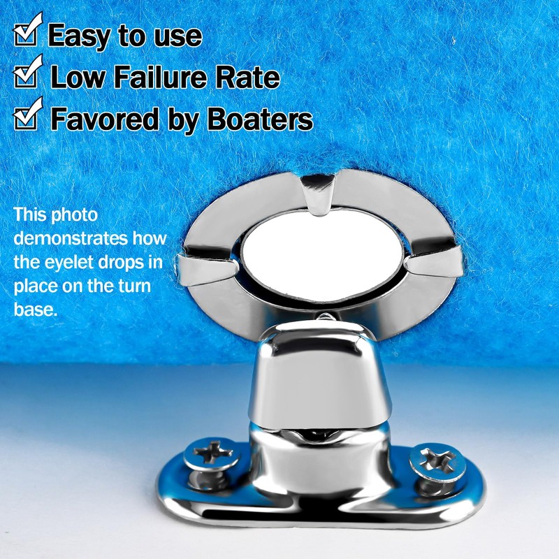 Gisafai 10 Sets Canvas Twist Lock Fasteners, Turn Button Fasteners,