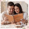 Rustic Wooden Wedding Guest Book Memory Book for Wedding Wooden