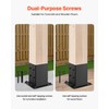 VEVOR 6x6 Post Base 4 Pcs, Inner Size 5.6x5.6 inch