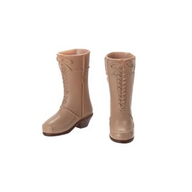 Obitsu Seisakujo Soft Short Boots for 1/6 Dolls Beige 27SH-F004-BG