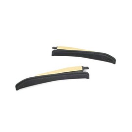 Original Seat Leon III (5F) Wheel Spoiler Rear Splash Guard Spoiler Stone Chip Protection Satin Black