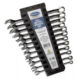 Eastwood 12 Piece Metric 12 Point Combination Box Open End Wrench Set