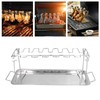 Chicken Wing Leg Rack Stainless Steel Foldable BBQ Rack Portable