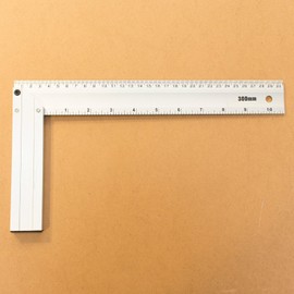 Volkers Aluminium 300 mm 90° Protractor Carpenter's Square Carpenter's Square