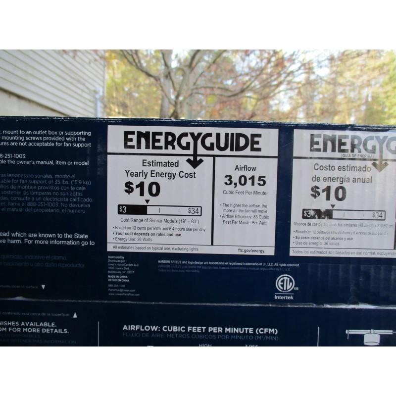 Harbor Breeze New, Harbor Breeze Brees 52" White Indoor/Outdoor Propeller