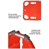 Folding Plastic Spinal Board Stretcher, Water-Floatable Lightweight Rescue Stretcher, Compact