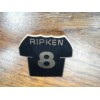 Cal Ripken Baltimore ORIOLES #8 Jersey Lapel Pin.1-1/2 x1-1/4 inch