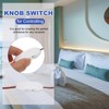 MECCANIXITY LED Strip Dimmer, DC 12V to 24V 3A Rotary