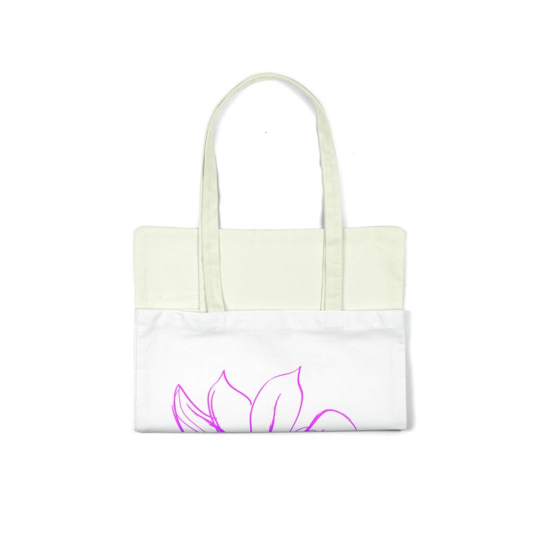 Le Jardin du Lin Printed Shopping Bag, Foldable, Fabric Bag