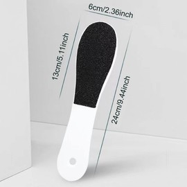 Pack of 4 Double-Sided Pedicure Foot File Remover Dead Hard Skin Callus Rasp Scrubber Callus File Foot File Foot File Reusable Foot Care Pedicure Tool for Wet and Dry