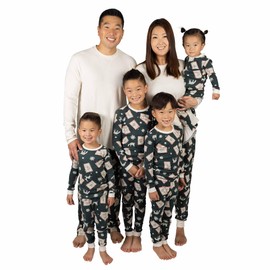 Burt's Bees Baby Baby 1-Piece Family Jammies Matching Holiday Organic Cotton Pajamas, Letters to Santa, 3-6 Months