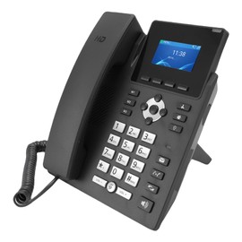 Cuifati Teléfono IP de 3.5 Pulgadas, Teléfono de Medios Comerciales de Escritorio Gigabit Ethernet de Doble Puerto con Pantalla de Color y 5.0, Teléfono de Nivel de Entrada Ideal para