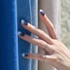 Edge U Shop Gel Ocean Blue Nail Tips 16pcs /