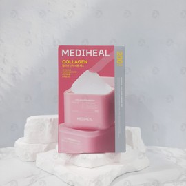 Mediheal Collagen Filled Elasticity Square Pad 100 sheets + Refill 100 sheets Special product Toner Ampoule Pad / 메디힐 콜라겐 채움 탄력 네모 패드 100매+리필100매 기획상품 토너 앰플 패드
