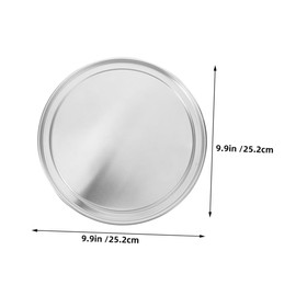 Operitacx Pizzahaube Pizzapfanne Pizzateller Pizzabackform Pizzagrillpfanne Pizzablech Aluminiumpfannen Blechpfannen Pizza Serviertablett Pizza Servierbrett Pizzaofenpfanne