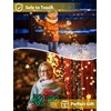 2 Pack Total 400 LED Solar Christmas Lights Outdoor, Solar