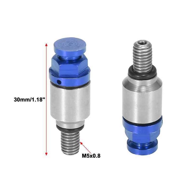 Motoforti Motorcycle Screw Fork Air Bleeder Valve M5x0.8 for Honda