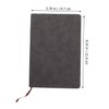 Ciieeo 1pc Schedule Book Portable Diary Notebook Grey for Students