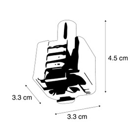 QAZQA - Pendant Light I Pendant Lamp I Pendant Lamp I Pendant Light I Lamp I Lamp I Lamp I Light Adapter for 1-Phase Rail System Complete Set I Spotlight I Ceiling Spotlight I Ceiling Spotlight I