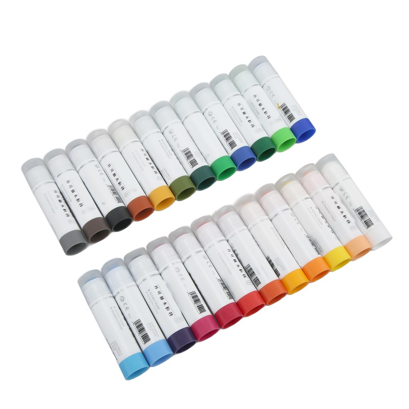 Paint Sticks Paint Smoothly Bright Colors 24 Colors Graffiti Sticks