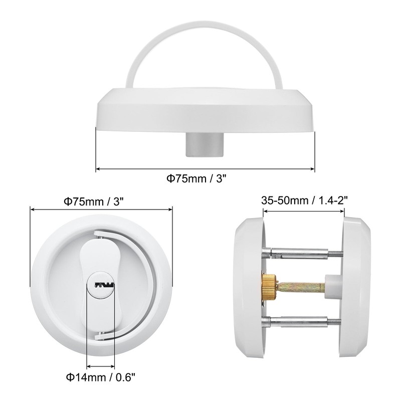 PATIKIL Stainless Steel Deadbolt Lock, Single Cylinder Dead Bolt Locks