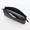 MUJI OHH66A4A Freely Combinable Storage Case, Rectangle, Thin, Small, Black/Approx.