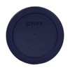 Pyrex 7200-PC 2 Cup Blue Food Storage Replacement Lid (3-Pack)
