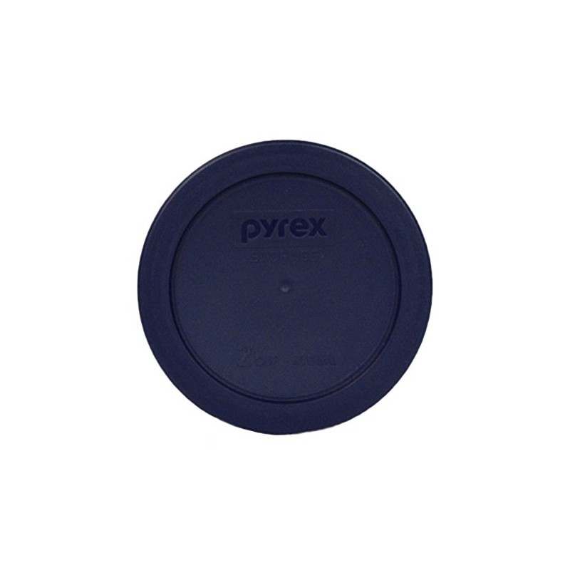 Pyrex 7200-PC 2 Cup Blue Food Storage Replacement Lid (3-Pack)