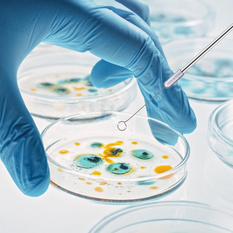 CryoKing Metal Inoculation Loop, Mycology Sampling Rod with 2pcs Handle