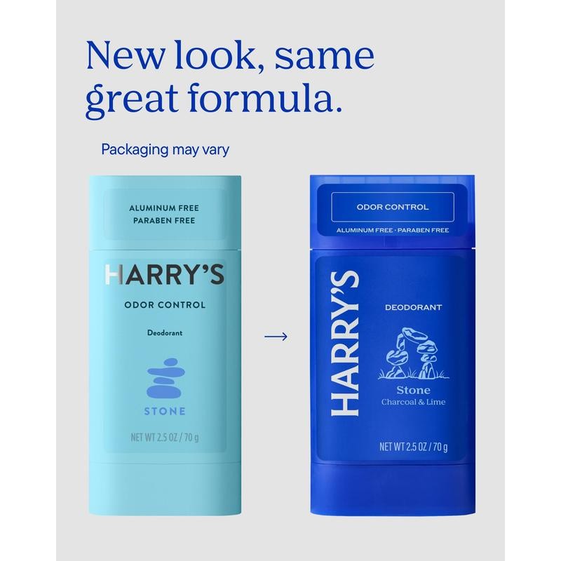 Harry's Odor Control Deodorant - Stone Charcoal & Lime Scent