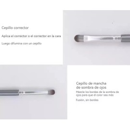 14pcs Maquillaje Pincel Ultra Suave Sombra De Ojos Blush Bru