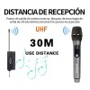 Micrófono Inalámbrico Profesional Uhf Markimton M02 Gris Oscuro