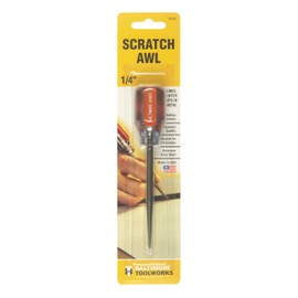 Mayhew Select 46502 5-1/2-Inch Blade 6-1/4-Inch OAL 1/4-Inch Scratch Awl , Black