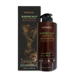 Mongjal Bariscalp Natural Coffee Shampoo 500ml 3pcs / 몽잘 바리스칼프 천연 커피샴푸 500ml 3개