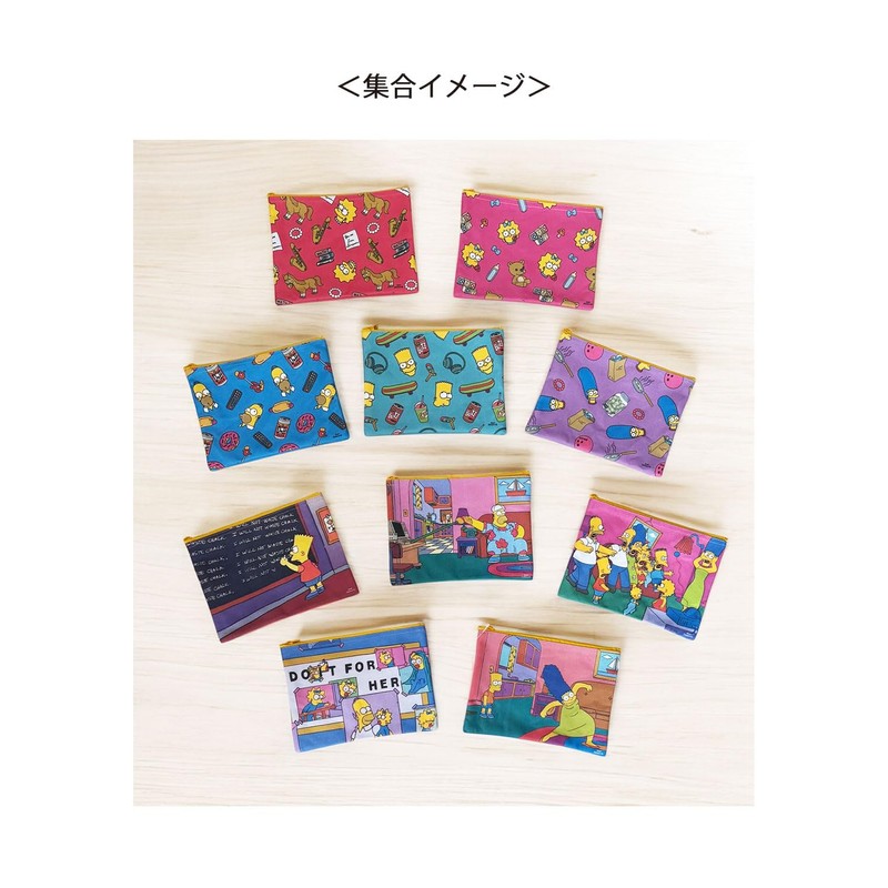 Small Planet Homer Simpson/Relax Flat Pouch