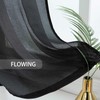 Black Valance 14 inches Long Sheer Curtain Valance Living Room