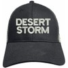 MilitaryBest Desert Storm Text Only Mesh-Back Ponytail Cap