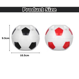 Srvauyea Pack of 2 Pen Holders, Football Pen Holder, Football Style Pen Holder for Students, Creative Pen Holder, Football Stationery, Pencil Organiser for Desk, Homeschool, Office