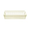 Box Sweden 40x7.5cm Wire Storage Basket Kitchen/Bath Organiser Container Gold