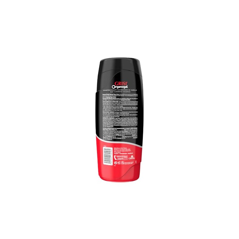 Shampoo Grisi Organogal negro intenso 400 ml