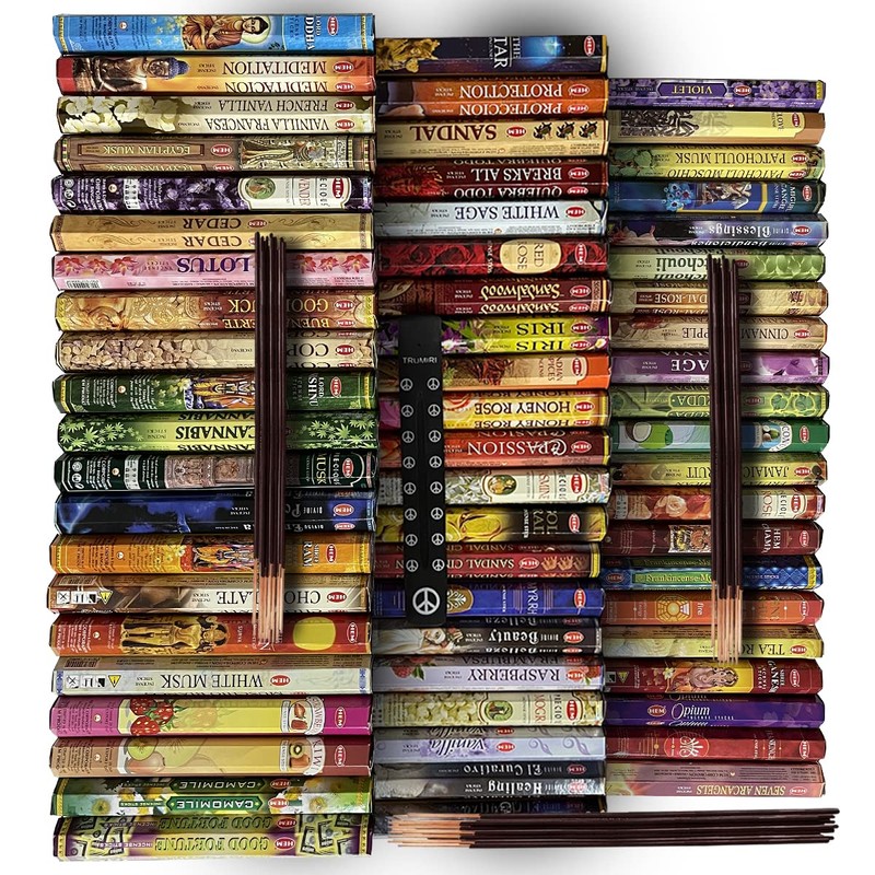 Hem Incense Sticks Variety Pack of 12 Randomly Selected Hexa